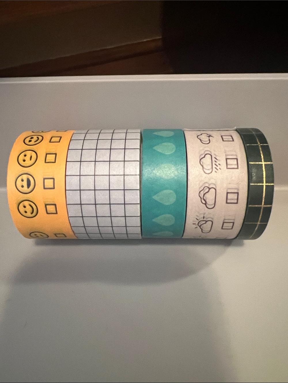 Daily Grind Planner Decorative Washi Tape Set of 5